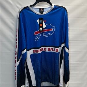 Buffalo Bills NFL Team Apparel Long Sleeve Jersey Shirt – Size Large – NWT